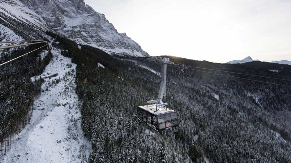 ABB lanovka na Zugspitze