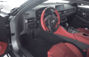 Interiér Toyta Supra GT 2019